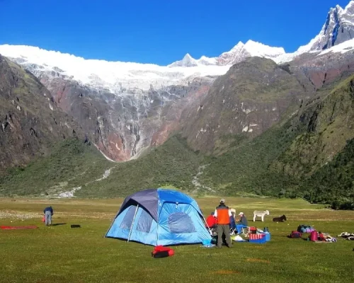 trekking cordillera blanca llanganuco a santa